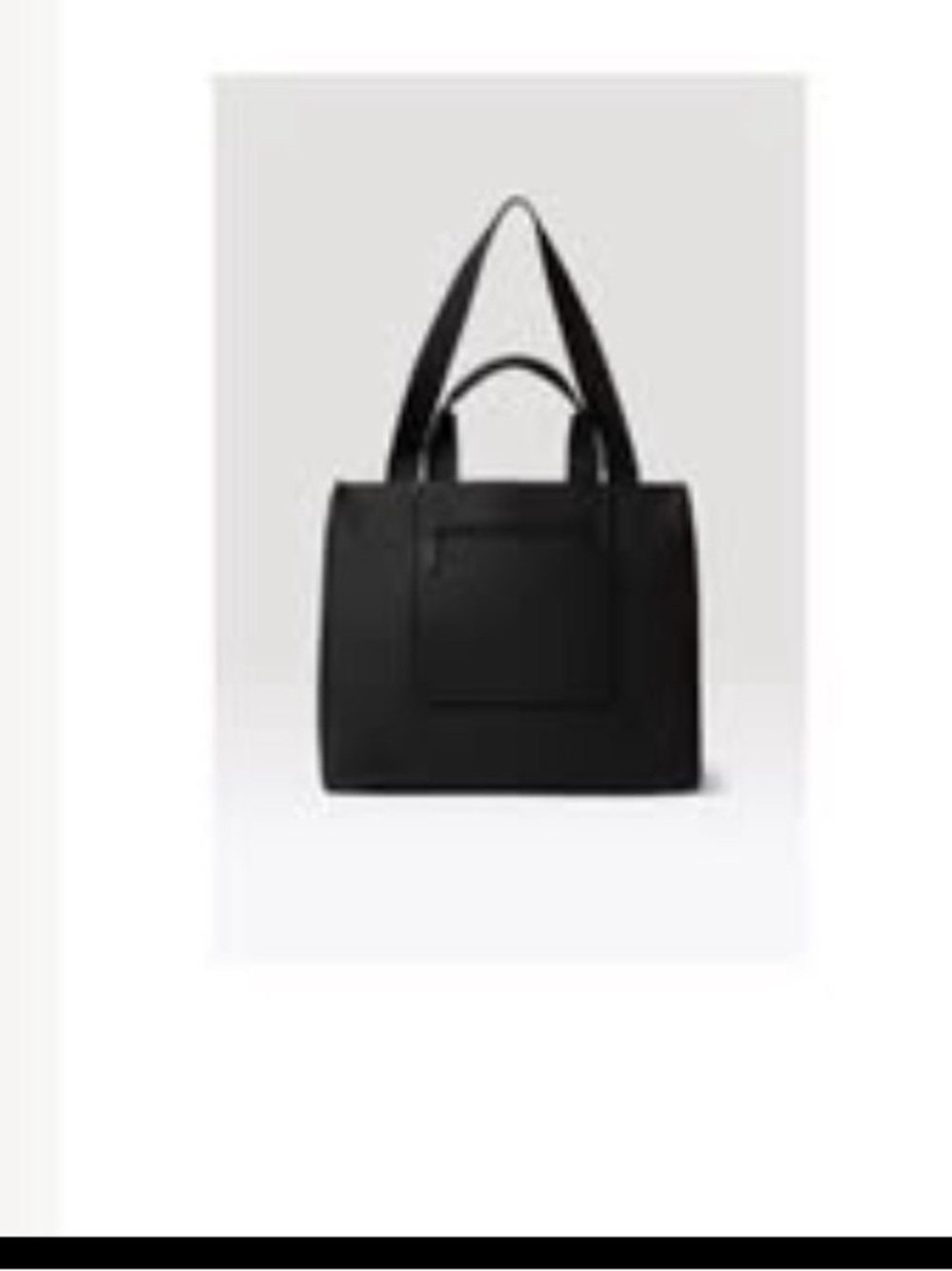 NEW Beis travel luggage east to west tote in black sold out!!
